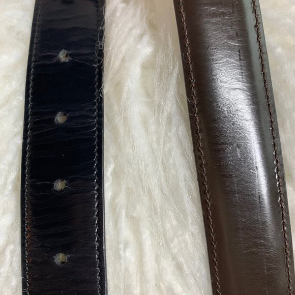 Gucci Vintage Reversible Leather Buckle Belt main image 5